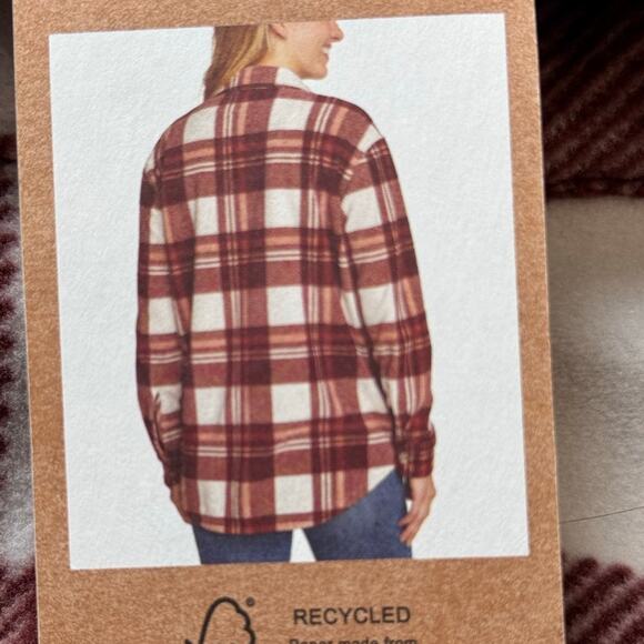 Eddie Bauer Fleece Jacket/Coat, size XL, Women button up Fleece sweater, NWT - Picture 4 of 9